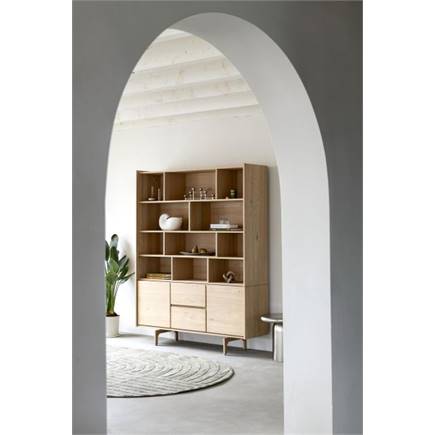 XOOON buffet 160 cm - 2-deuren + 2-laden + 11-niches (+ LED)