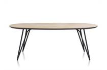 XOOON eetkamertafel ovaal 220 x 120 cm ronde tafel