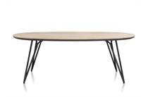 XOOON VIK ronde tafel eetkamertafel ovaal 220 x 120 cm