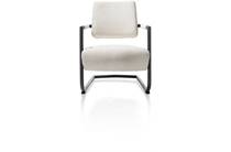 XOOON ZENO fauteuil ronde buis swing ROB - stof Malmo - boucle