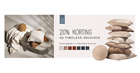 Coco maison Timeless actie.