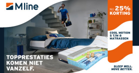 Nu 25% korting op de Cool Motion 5 t/m 8 matrassen!