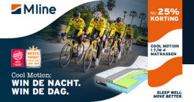 Nu 25% korting op de Cool Motion matrassen 1 t/m 4!