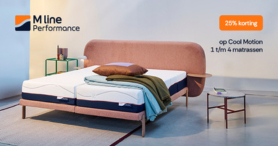 Nu 25% korting op de Cool Motion matrassen 1t/m 4!