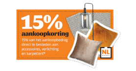 Ontvang 15% aankoopkorting!