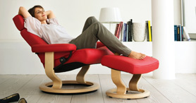 Grote collectie relaxstoelen